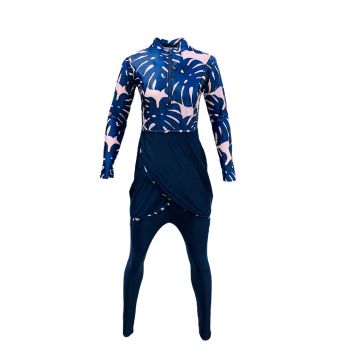 Burkini - Navy/Pink