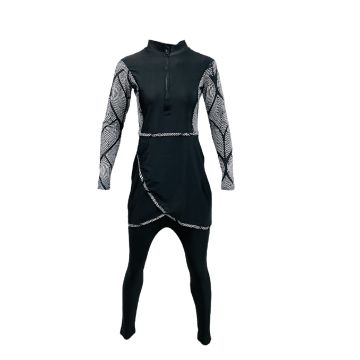 Burkini - Black/White