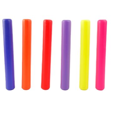 Junior Plastic Baton Relay Set of 6