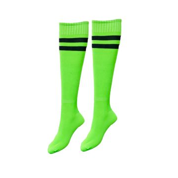 Basic Unisex Sports Socks Pack of 14 - Neon Green/Black