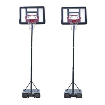 Adjustable Basketball Hoop & Stand Pair