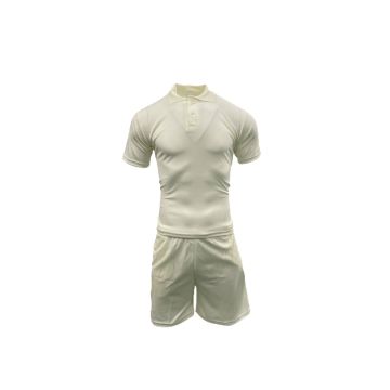 Kids's Pro Players Cricket Shirt/Shorts Set - Cream
