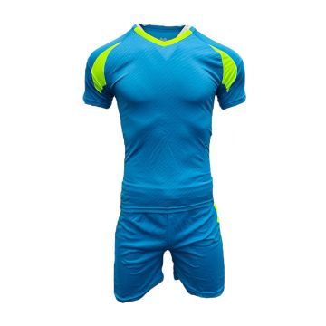 Columbia Mens Football Kit Pack of 14 - Peacock/Neon Green