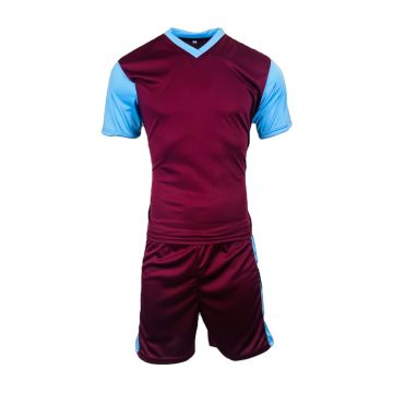 Holland Football Kit Pack of 14 - Maroon/Sky