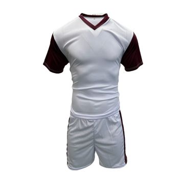 Holland Football Kit Pack of 14 - White/Maroon