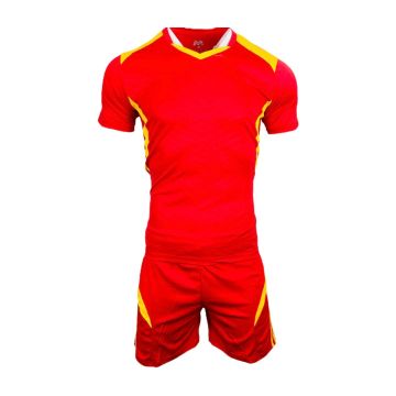 Chile Mens Football Kit Pack of 14 - Red/Gold