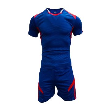 Chile Mens Football Kit Pack of 14 - Royal/Red