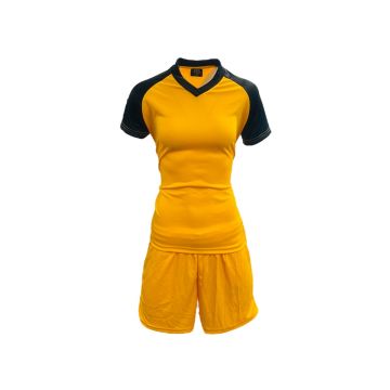 Malta Womens Football Kit Pack of 14 - Gold/Black