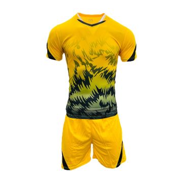 Morocco Sublimated Football Kit Pack of 14 - Gold/Black
