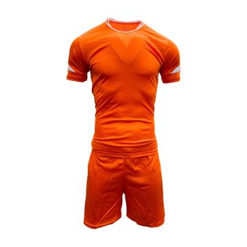 Spain Mens Football Kit Pack of 14 - Orange/White
