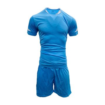 Spain Mens Football Kit Pack of 14 - Sky/White