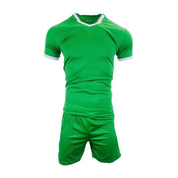 Peru Mens Football Kit Pack of 14 - Emerald/White