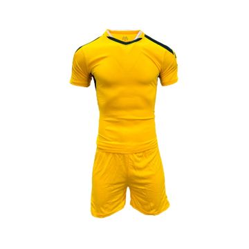 Iceland Football Kit - Gold/Black