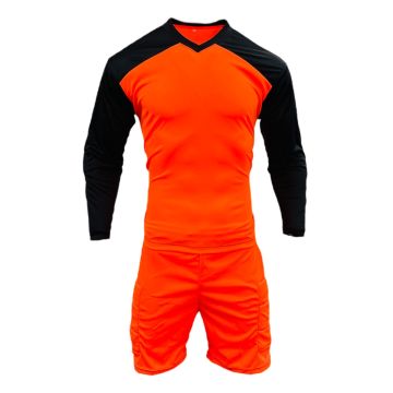 Euro Padded Goalkeepers Kit - Neon Orange/Black