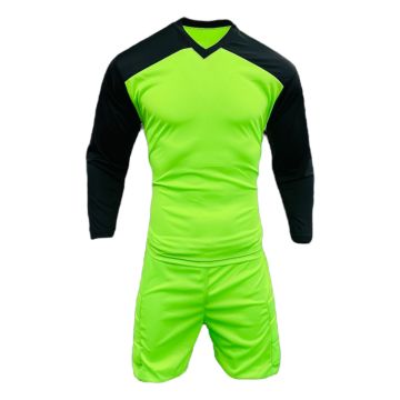 Euro Padded Goalkeepers Kit - Neon Green/Black