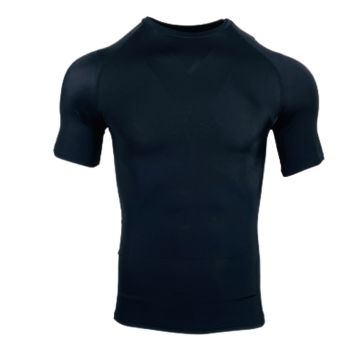 Compression Training Short Sleeve Top - Black
