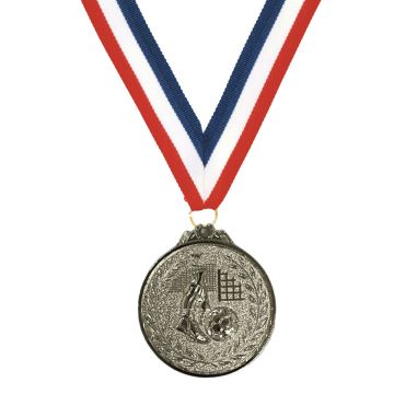 Typhoon Silver Soccer Medal