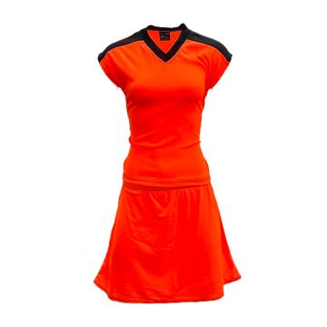 Attack Netball Kit Pack of 10 - Neon Orange/Black