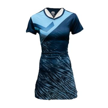 Strike Sublimated Netball Kit Pack of 10 - Navy/Sky