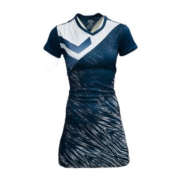 Strike Sublimated Netball Kit Pack of 10 - Navy/White