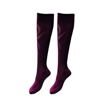 Plain Mesh Unisex Sports Socks Pack of 14 - Maroon