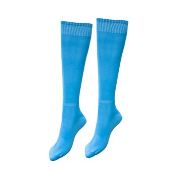 Plain Unisex Sports Socks Pack of 14 - Sky