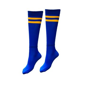 Basic Unisex Sports Socks Pack of 14 - Royal/Gold