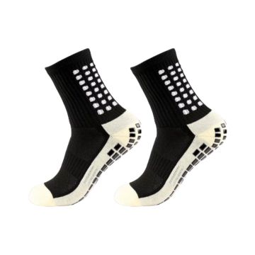Short Grip Socks Pack of 12 - Black/White