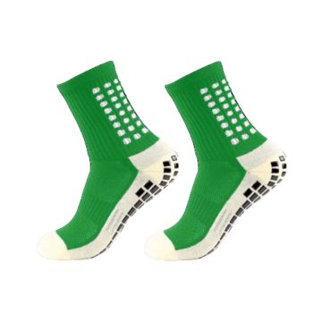 Short Grip Socks Pack of 12 - Emerald/White