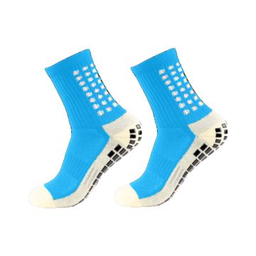 Short Grip Socks Pack of 12 - Sky/White