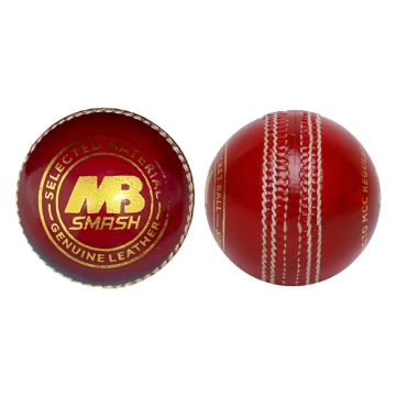 MB Malik Smash Red Cricket Ball