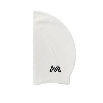 Unisex Classic Silicone Swim Cap - White