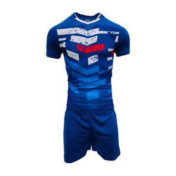Sublimated Mens Football Kit Pack of 14 - Royal/White/Red