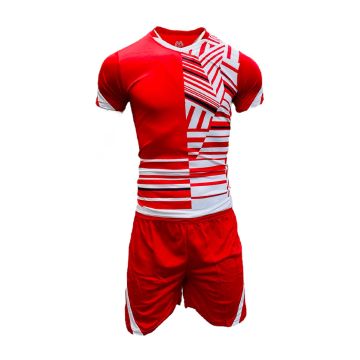 Sublimated Mens Football Kit Pack of 14 - Red/White