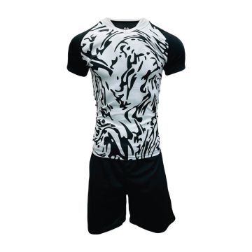 Sublimated Mens Football Kit Pack of 14 - Black/White