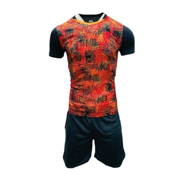 Sublimated Mens Football Kit Pack of 14 - Orange/Black