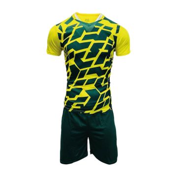 Sublimated Mens Football Kit Pack of 14 - Bottle/Yellow