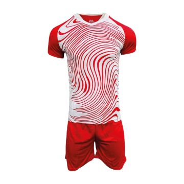 Sublimated Mens Football Kit Pack of 14 - Red/White