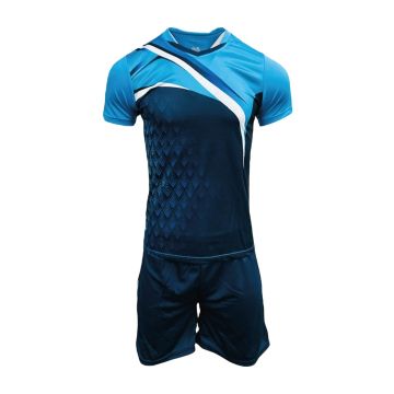 Sublimated Mens Football Kit Pack of 14 - Navy/Sky/White