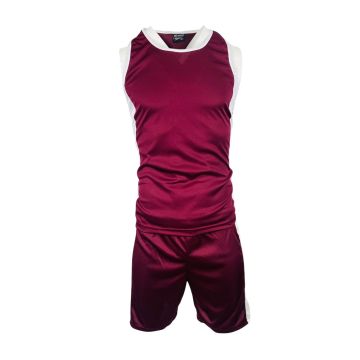 United Volleyball Kit Pack of 10 - Maroon/White