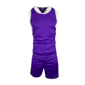 United Volleyball Kit Pack of 10 - Purple/White