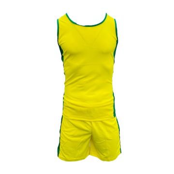 United Volleyball Kit Pack of 10 - Yellow/Emerald