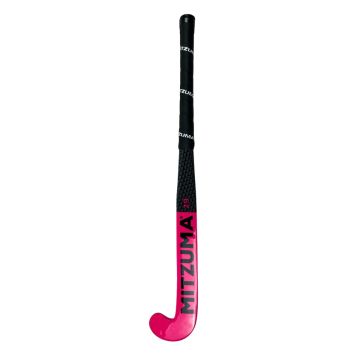 Z9 Wooden Painted Head Fibreglass Coated Hockey Stick - Pink